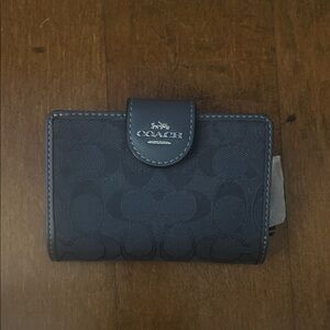 Coach Midnight Blue Medium Wallet